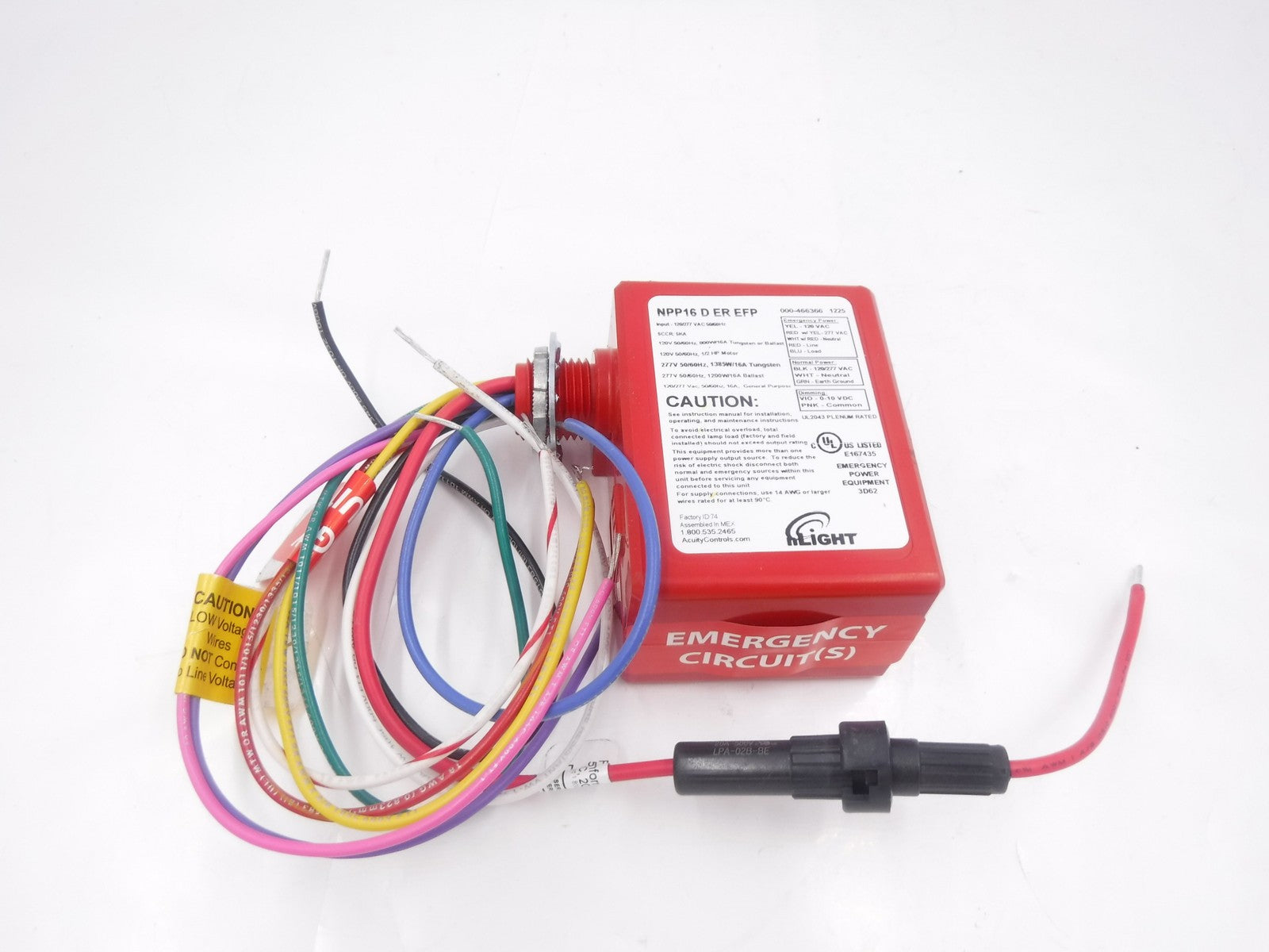 Acuity Controls nLight 120/277V Emergency Operation Dimming Power Pack Relay