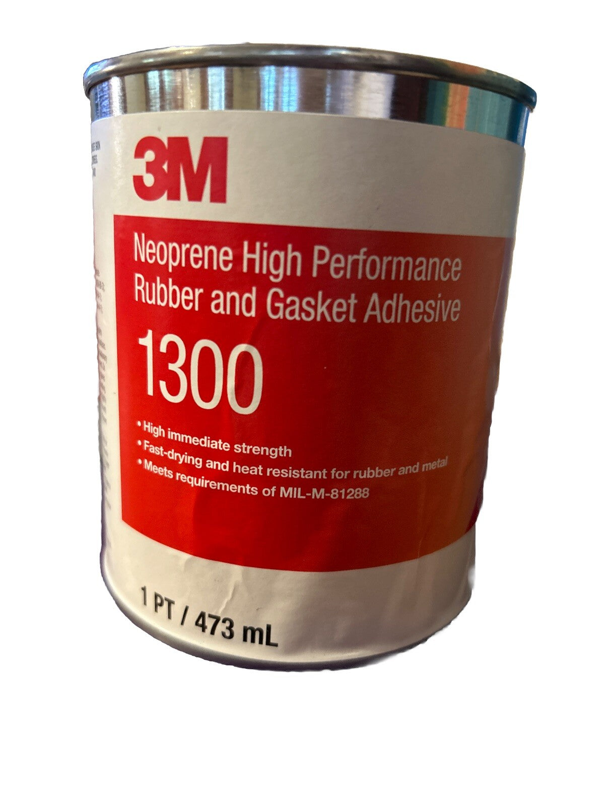 3M 1300 Yellow Neoprene High Performance Rubber and Gasket Adhesive 1 Pint.  F7
