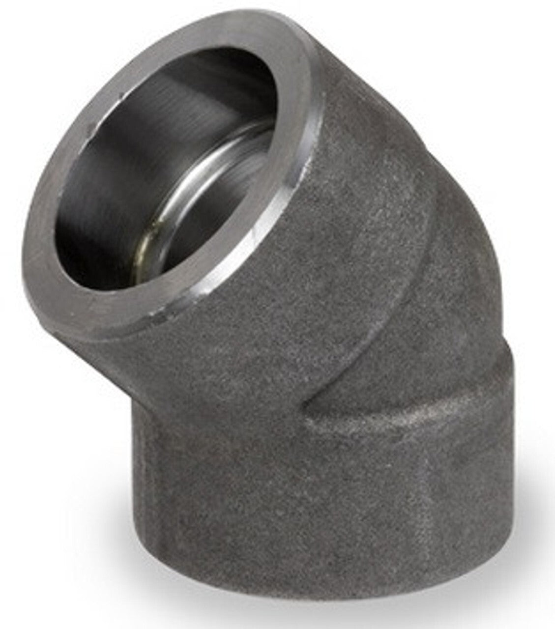 45 Degree Elbow 1-1/4" Class 3000 Socket Weld Ends A105 Forged Steel Fitting