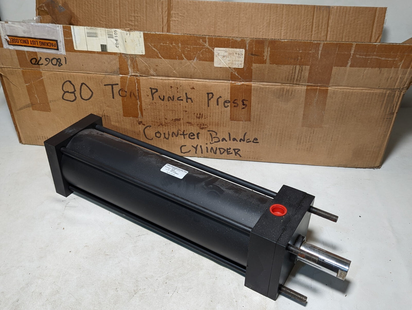 TRD Manufacturing CYL-A-009033, 5  Bore, 16  Stroke, 250PSI air max