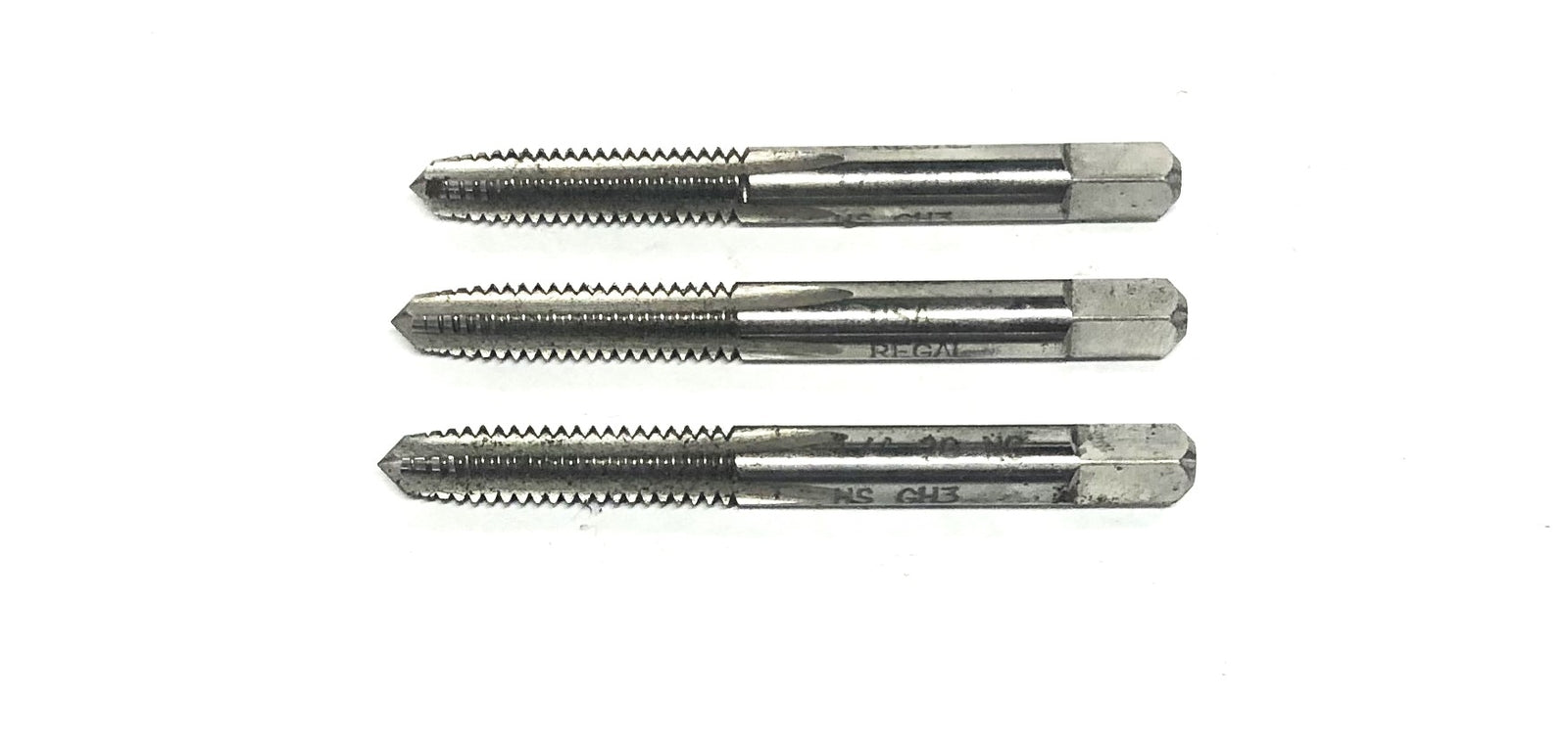 Regal 1/4-20 NC HS GH3 4 Flute Tap 44M63 [Lot of 3] NOS