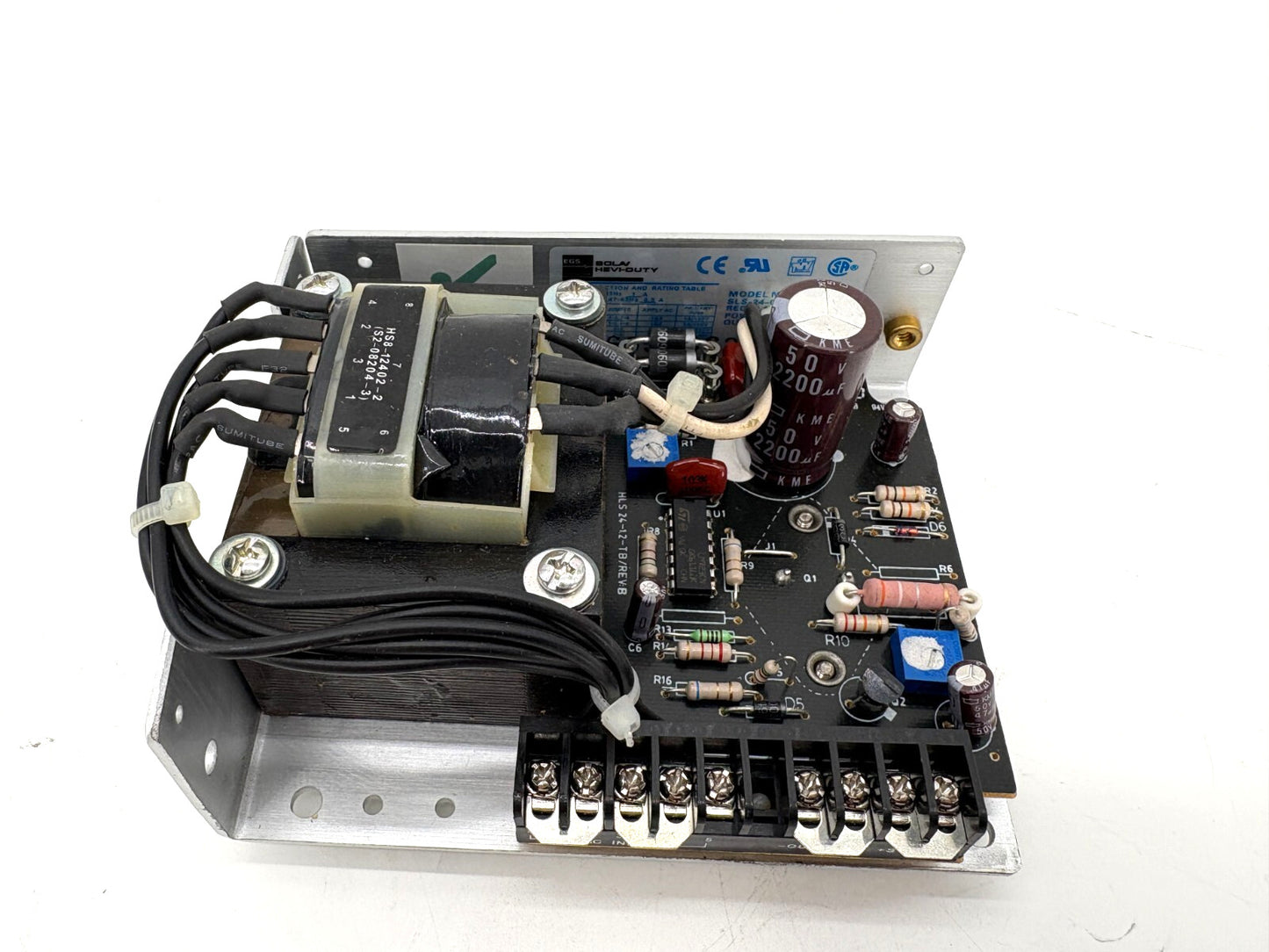 Sola Hevi-Duty SLS-24-012T Power Supply 120/240VAC Input 24VDC Output - No Box