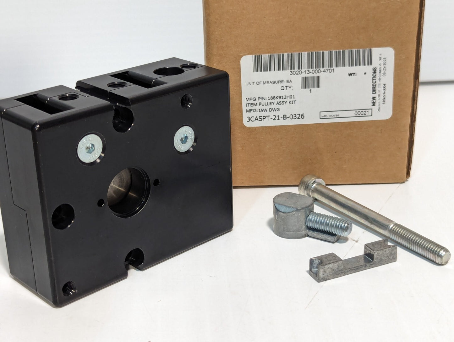IAW DWG 188K912H01 Shafted Pulley Assembly Drive Kit with Hardware - Free Ship