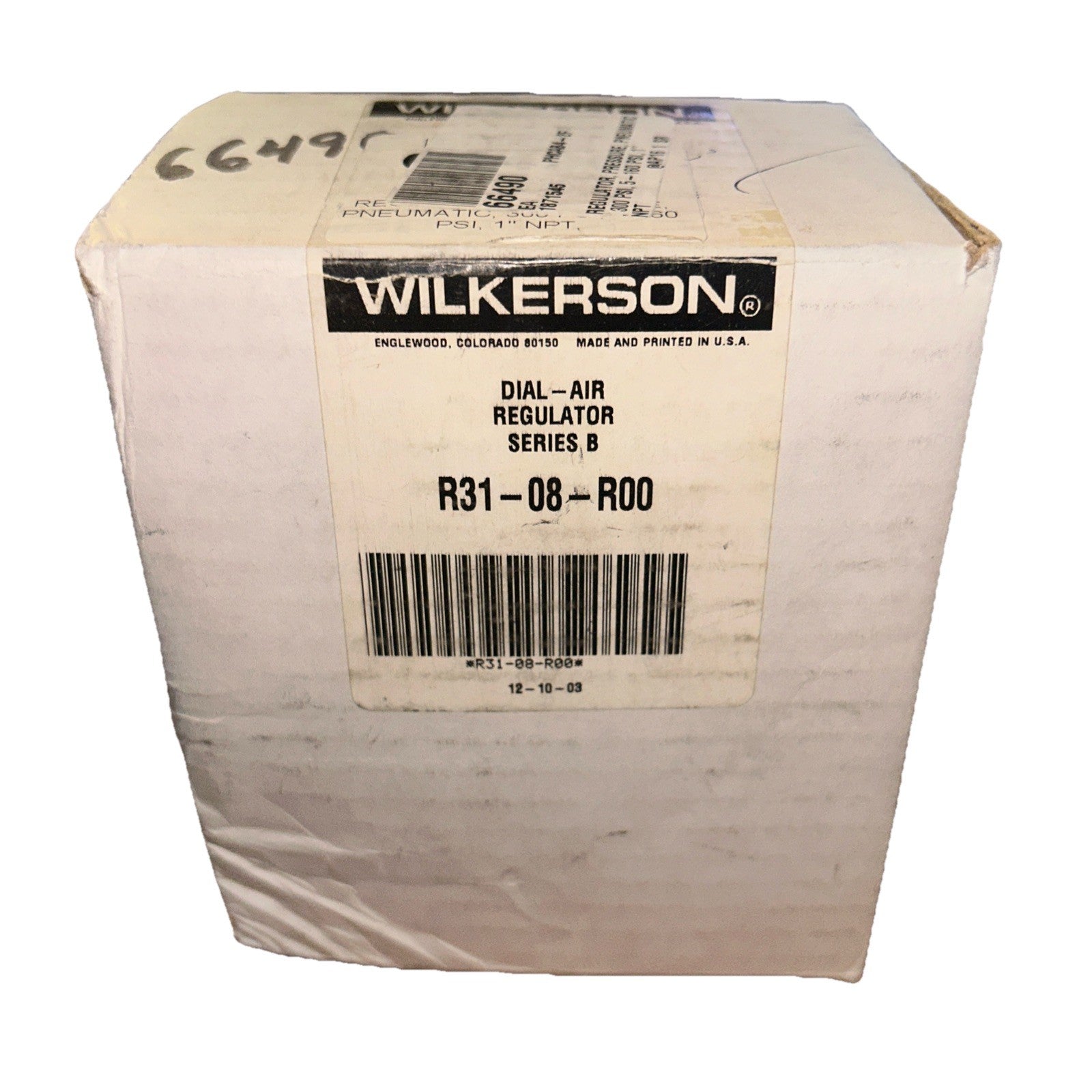 Wilkerson pressure regulating valve R31-08-R00B. New! Free Shipping!      AF