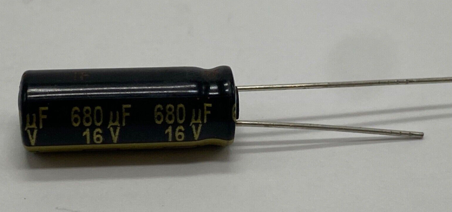 Panasonic EEU-FM1C681L (M) series electrolytic capacitor radial lead 680uf/16V