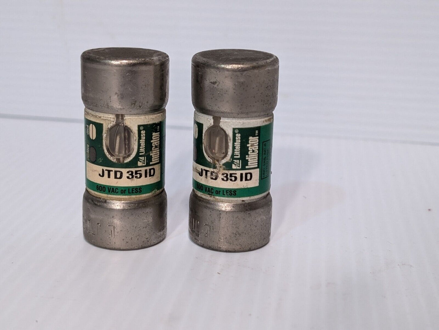 Lot of 2 Littelfuse JTD35ID Fuses, 35A, 600VAC - Free Returns