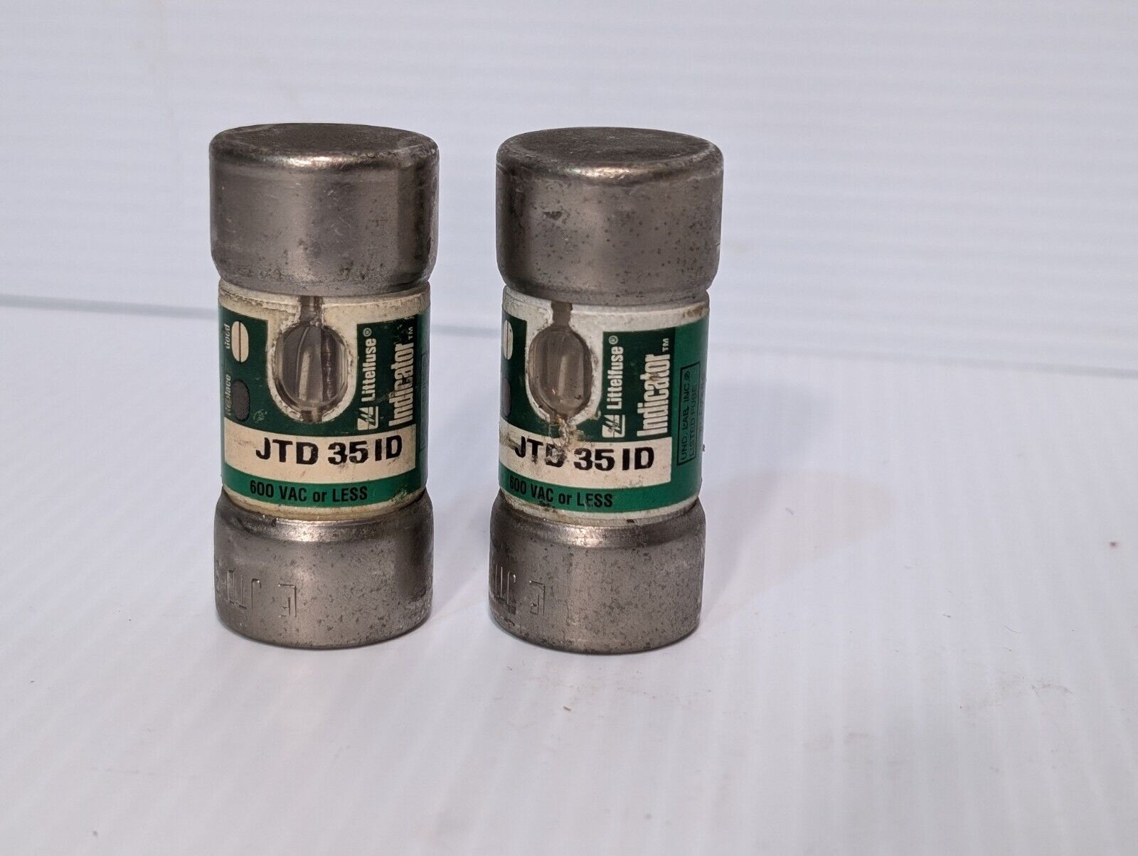 Lot of 2 Littelfuse JTD35ID Fuses, 35A, 600VAC - Free Returns
