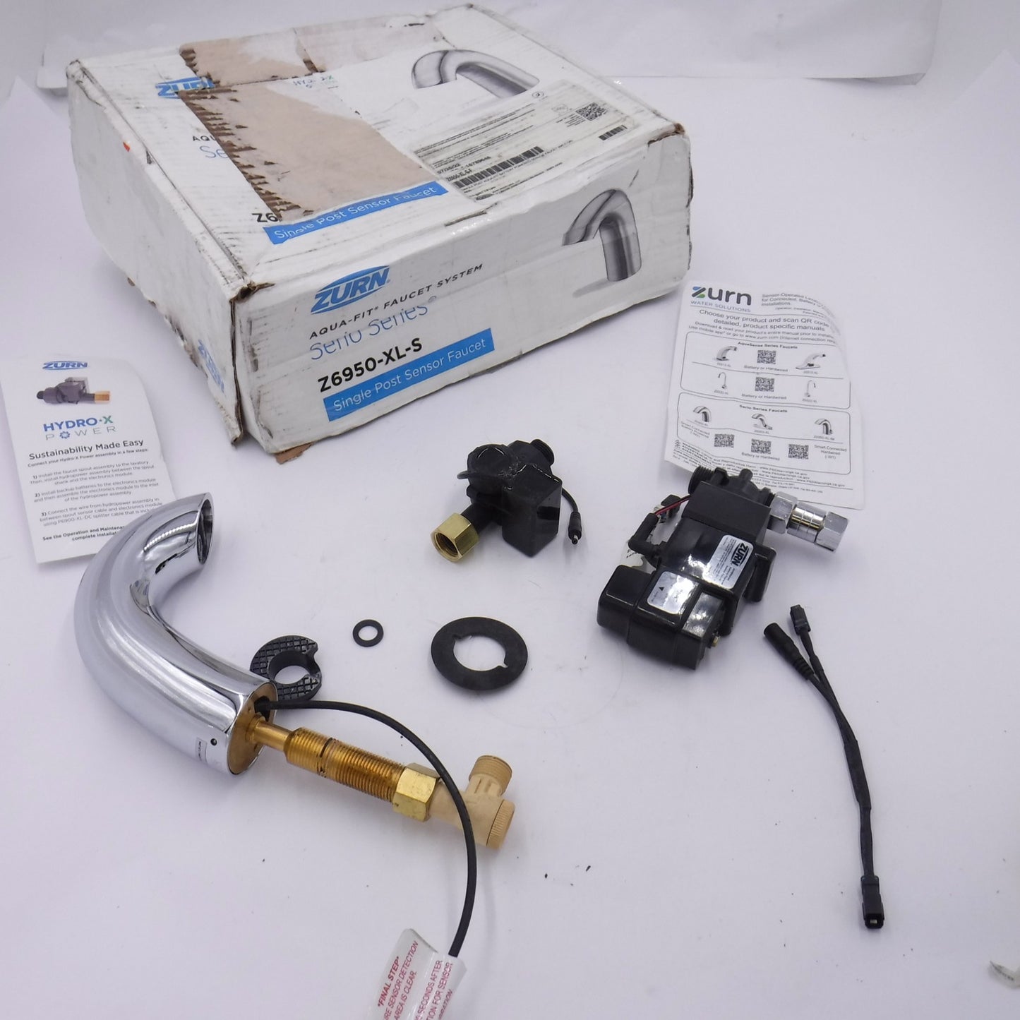 SEE DESC Zurn Aqua-Fit Hydropower Z6950-XL-S Touchless Single Hole Faucet