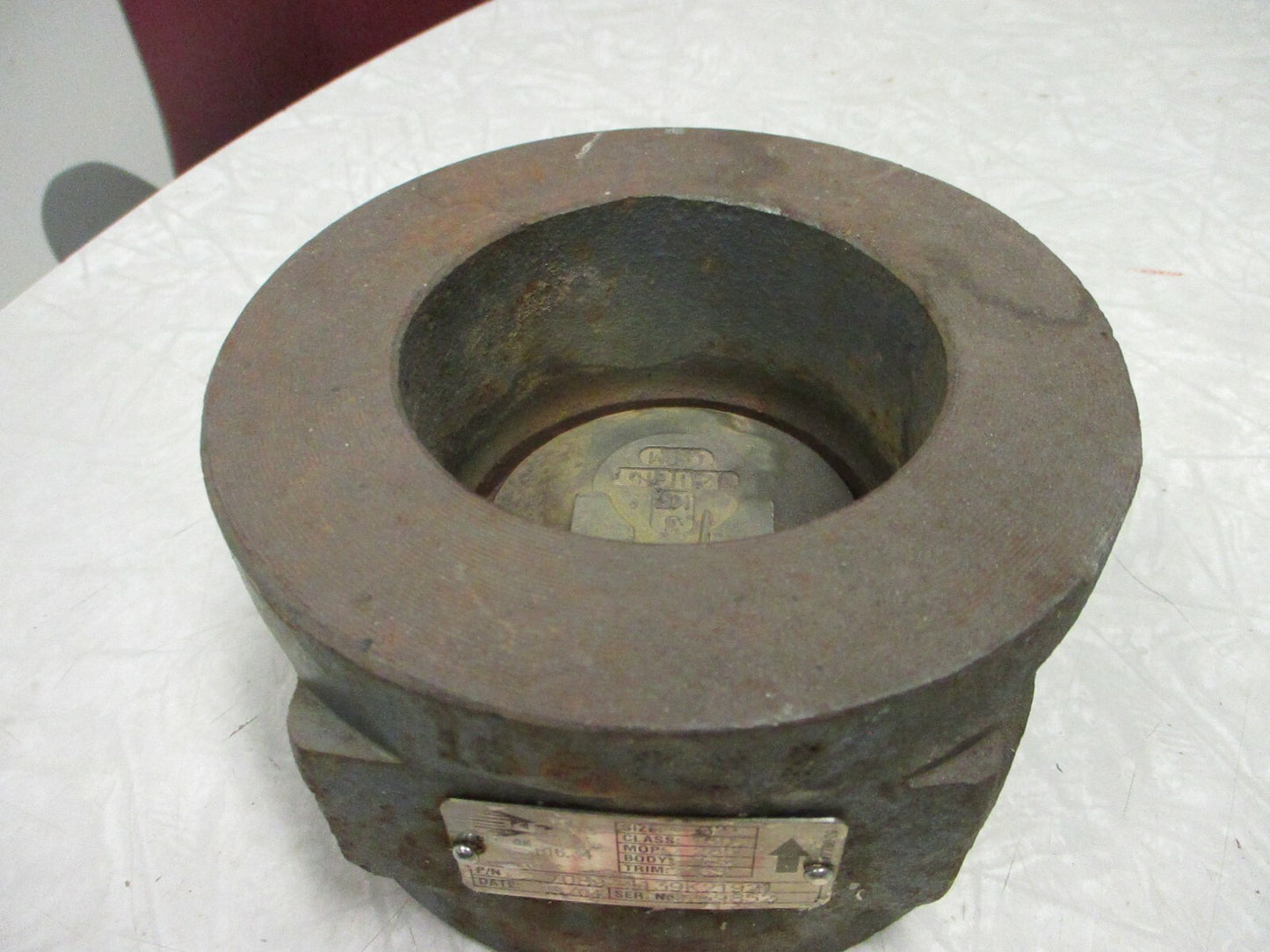 3" Class 150 Wafer Swing Check Valve KF INDUSTRIES 7089-1139K21921  CS x SS