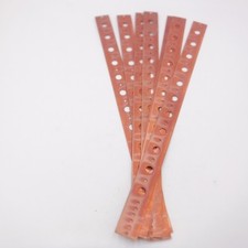 7 Pack Hold-Rite 1-3/4" x 26" Flat Copper Bonded Bracket 101-26
