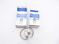 2 Pack Intermatic K4000 Thermal Series 1800W Button Dusk/Dawn Light Control Grey
