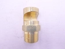 SS Co FloodJet 3/4K-100 Brass 3/4" Wide Angle Flat Spray Tip Nozzle 145° 60psi