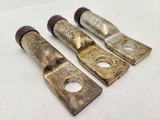 3Pc 3M 40041 Aluminum Compression Lug 1-Hole 3/0 STR