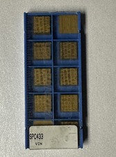 NEW SURPLUS 10PCS. VALENITE  SPC 433  GRADE: V1N  CARBIDE INSERTS