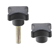 *QTY 8* Misumi NCRM 10-25 Knurled Knob, Black. NEW! Free Shipping!       Z6