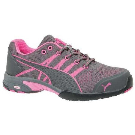 Puma Safety Shoes 642915-8.5 Women's Athletic Shoe, 8 1/2 Fabric Upper, Steel