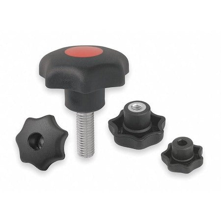Kipp K0155.4A3x20 Star Grip, Din 6336 Similar, D=5/16-18X20, D1= 32, External