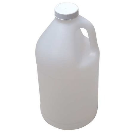 Zoro Select Hr64n-38 Round Bottle,1/2 Gal.,Hdpe