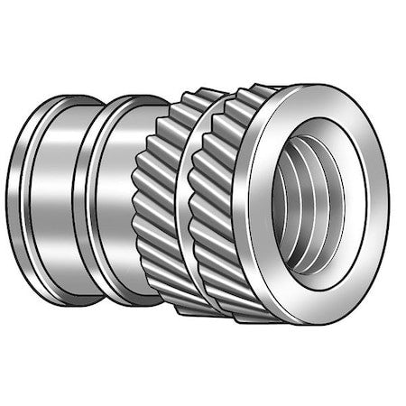 Zoro Select Dv-428-Th-Pk50 Ultrasonic Insert, 1/4"-28, 1/2 In L, 0.363 In