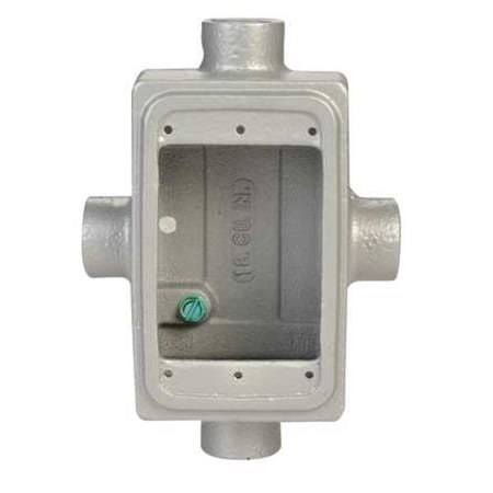 Appleton Electric Fdx-1-50 Weatherproof Electrical Box, 25 Cu In, Fdx Box Type,
