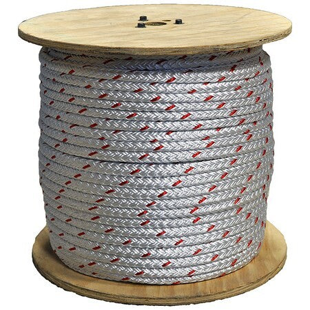All Gear Ag12sp58150rw Climbing Rope,Pes,5/8 In. Dia.,150 Ft. L