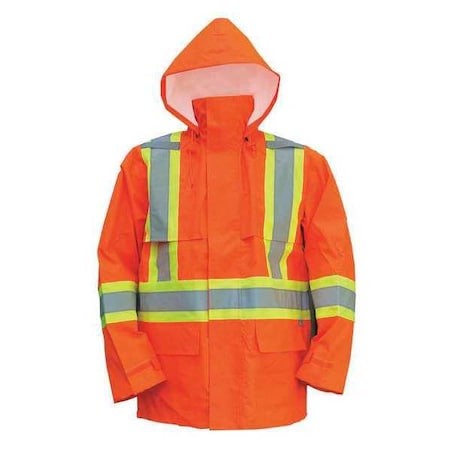 Viking 6323Jo-Xxxxxl Hi-Viz Safety Jacket, Polyester, Polyurethane, Class 3