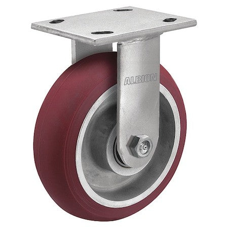 Albion 18Ax05228r 5" X 2" Non-Marking Polyurethane Rigid Caster, No Brake,