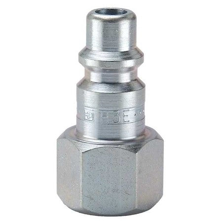 Parker H1e Coupler Plug,Steel,Fnpt,1/4 In. Pipe