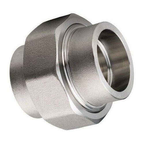 UNION 3/4" Class 3000 Socket Weld End Forged 304-L Stainless Steel Pipe Fitting