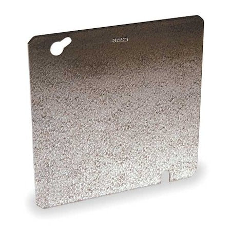 Raco 832Sp Electrical Box Cover, Square Box Type, 2 Gangs, Galvanized Zinc,