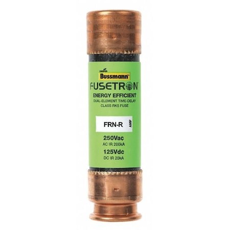 Eaton Bussmann Frn-R-1 Ul Class Fuse, Rk5 Class, Frn-R Series, Time-Delay, 1A,