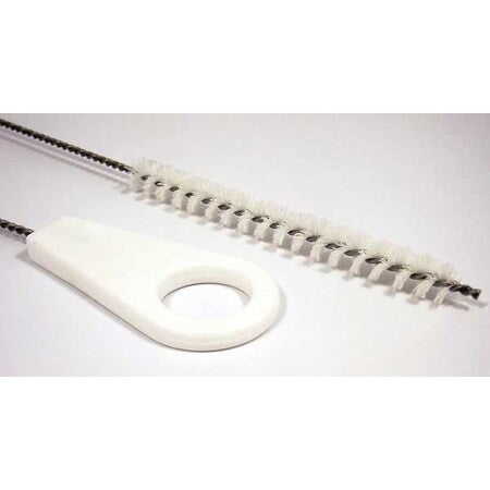 Tough Guy 2Rve4 Pipe Brush, 31 In L Handle, 5 In L Brush, White, Polypropylene,