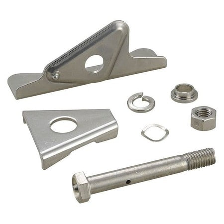 Zoro Select 5Vt63 Cam Brake,Side Cam,4,5 In.,Stnlss Steel
