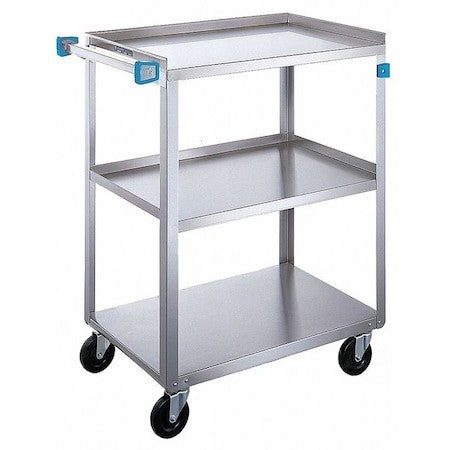 Lakeside 322 Stainless Steel Utility Cart; 300 Lb Capacity, 3 Shelf, 18"X27"