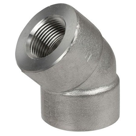 Zoro Select 4307000150 1/8" Fnpt Ss 45 Degree Elbow