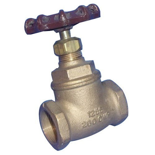 CRANE Series 1 Bronze Globe Valve 1/4" NPT 125-S / 200-CWP, Threaded Bonnet