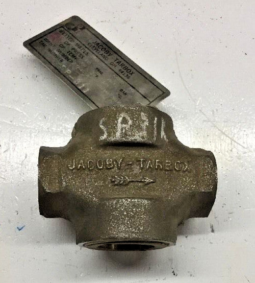 3/4" NPT Sight Flow Indicator Jacoby Tarbox CF8M SS Rotator Type SP-311