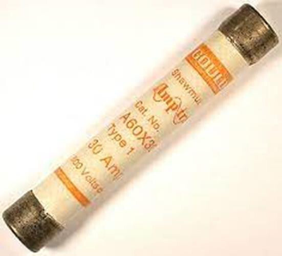 FERRAZ SHAWMUT A60X30 30 AMP 600 VOLTHIGH SPEED SEMICONDUCTOR FUSE
