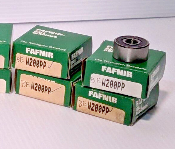 Lot of 4 Torrington/Fafnir W200PPC7 Single Row Ball Bearings