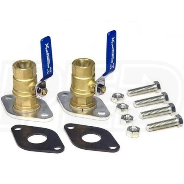 (Set) Grundfos 96806138 1-1/2" Sweat Bronze Dielectric Isolation Ball Valves