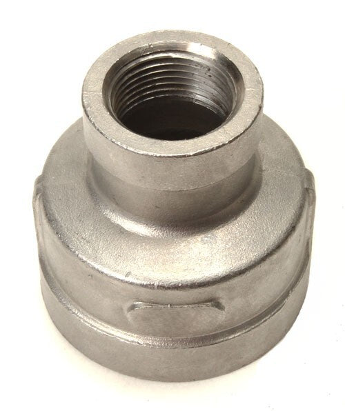 Reducer 2" x 1-1/4" NPT Class 150, 304 Stainless Steel Threaded Pipe Fitting