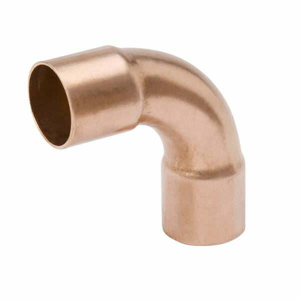 1/4" Copper CTS Sweat 90 Degree Long Radius Elbow C x C (LOT of 8)