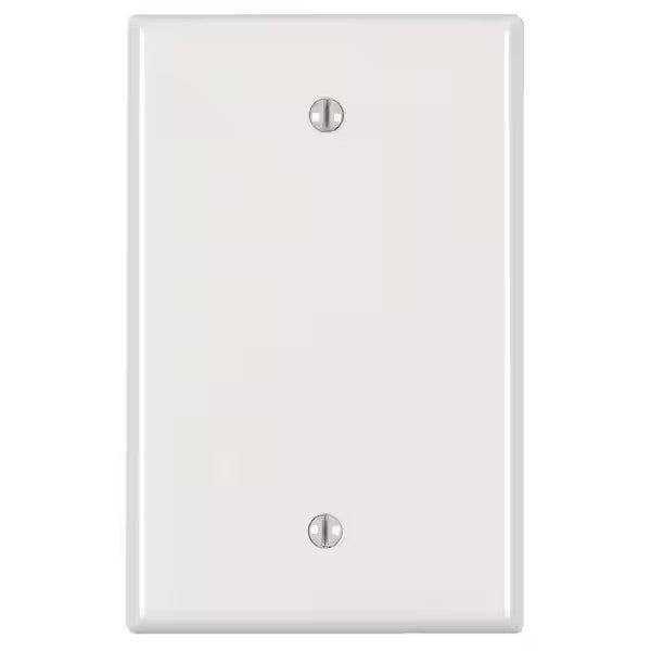 (QTY 16) Leviton PJ13-W 1-Gang Blank Medium Wallplate Cover Thermoplastic White