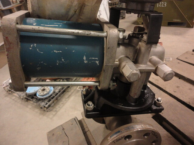 Ball Valve JAMESBURY 2" 300 RF Flanged 316 Full Stainless Steel W/ Actuator 
