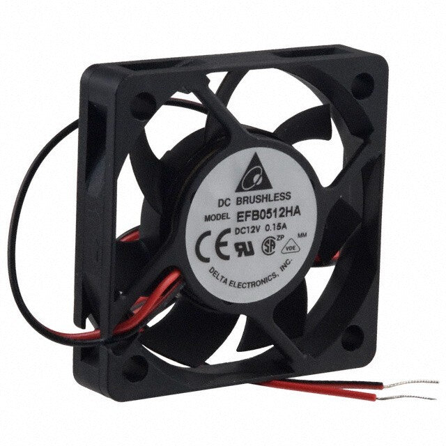 DELTA EFB0512HA DC12V 0.15A 5010 5CM 3-Pin Tubeaxial Cooling Fan "Lot of 5"