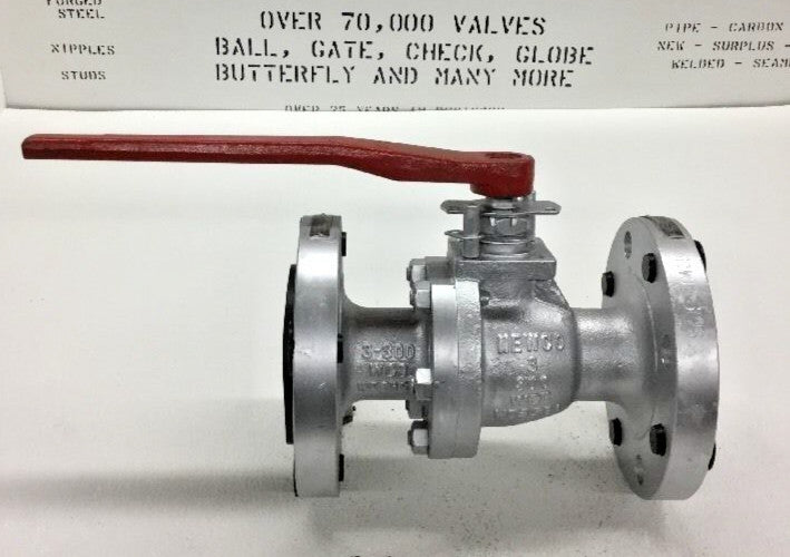 NEWCO 53F-CB4-RP-NC-FS 3" 300 Ball Valve RF Flanged Reduced Port