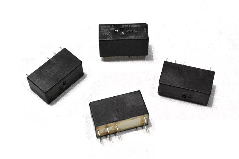 [Lot of 4] Potter & Brumfield RTE24005F Power Relay DPDT, 5VDC, 8A