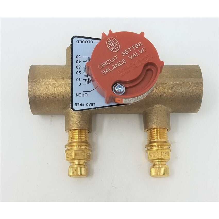 Bell & Gossett 117413LF 3/4" Sweat End Circuit Setter Balancing Valve LEAD FREE