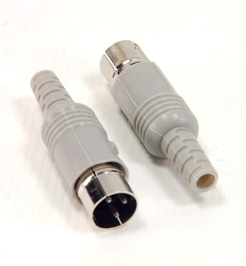 Lot of  Packaes 3 (6) - VERITAS - VCB-168 – Standard Connector, Din. Male 3 Pin.