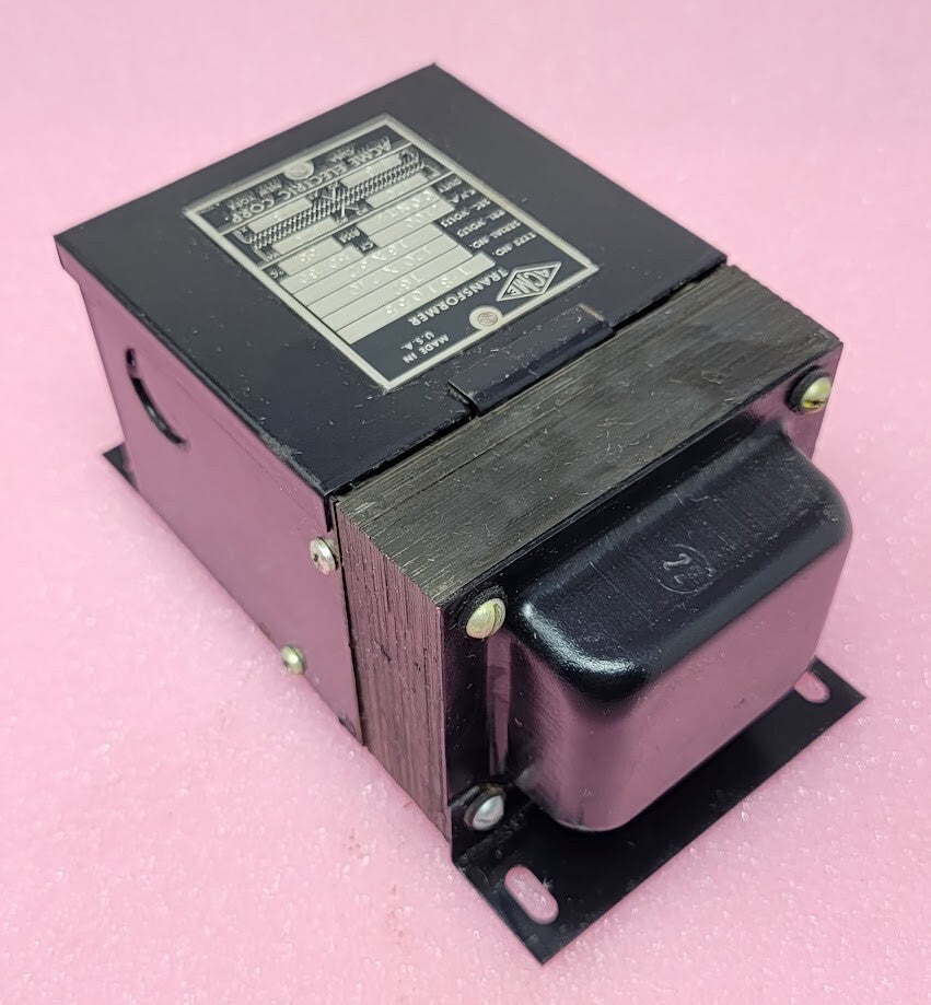 Acme - T81055 Power Transformer 1-Phase, Pri. 120/ 240, Sec 16/32  100VA New